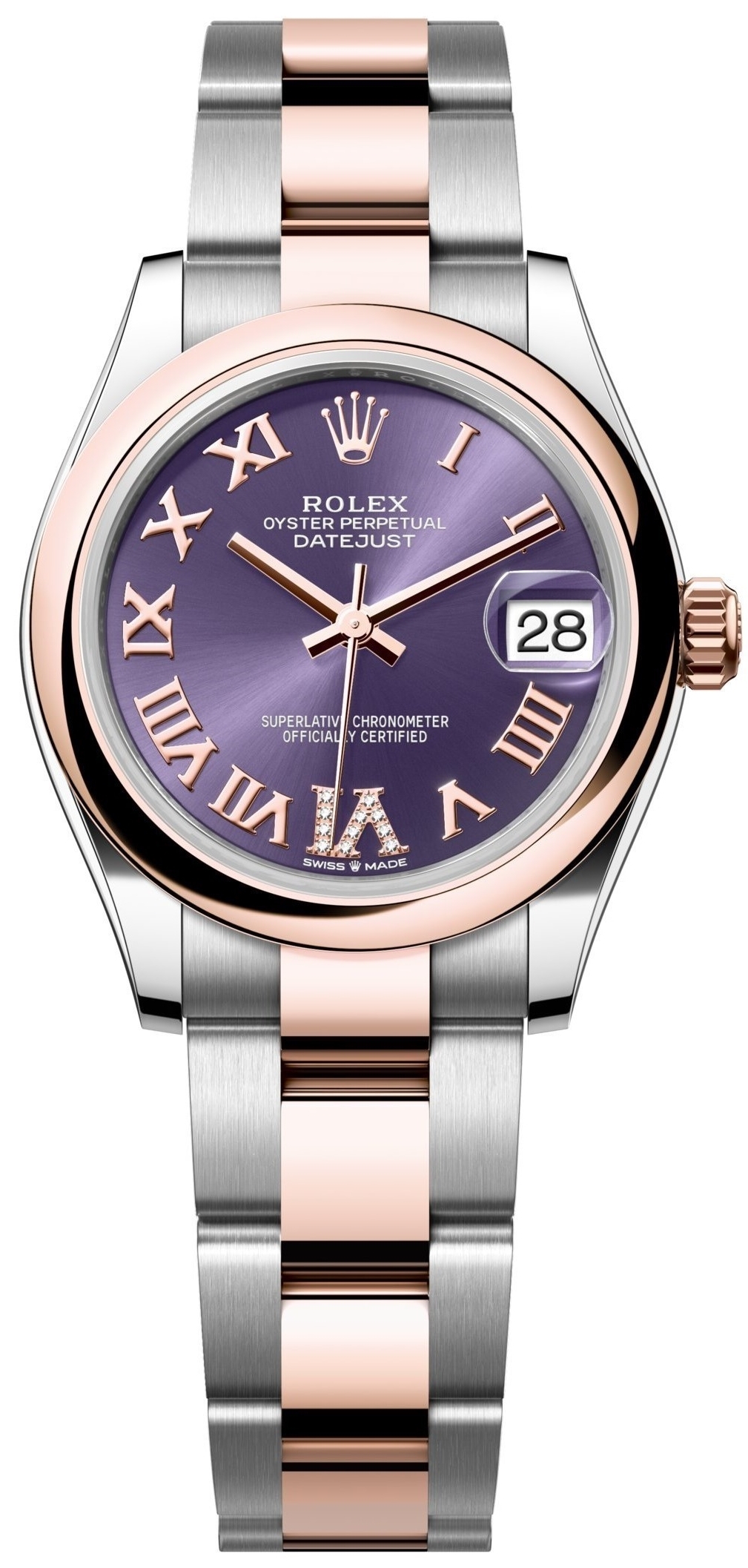 Rolex Naisten kello 278241-0019 Datejust 31 Violetti/Teräs Ø31 mm