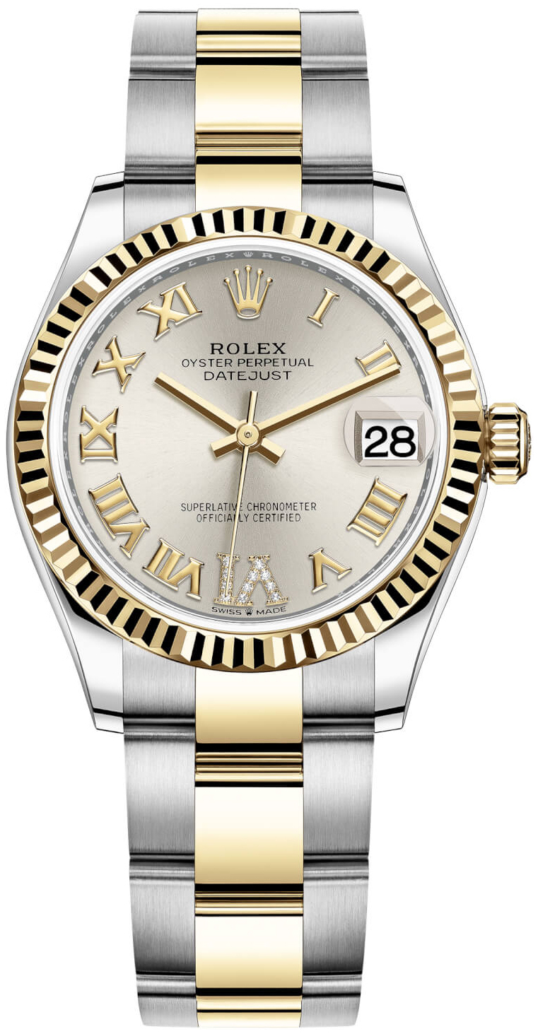 Rolex Naisten kello 278273-0003 Datejust 31 Hopea/18K keltakultaa