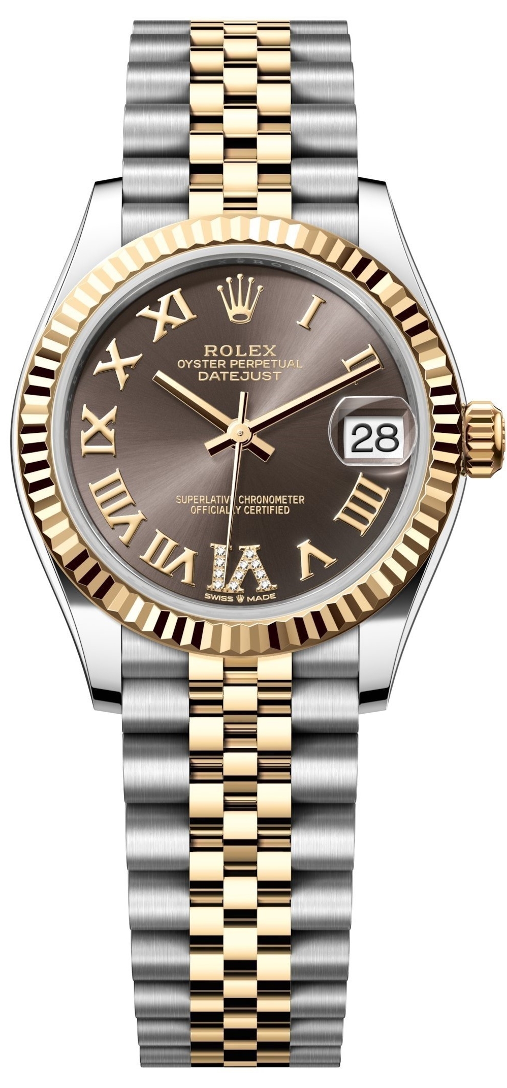 Rolex Naisten kello 278273-0018 Datejust 31 Harmaa/Teräs Ø31 mm