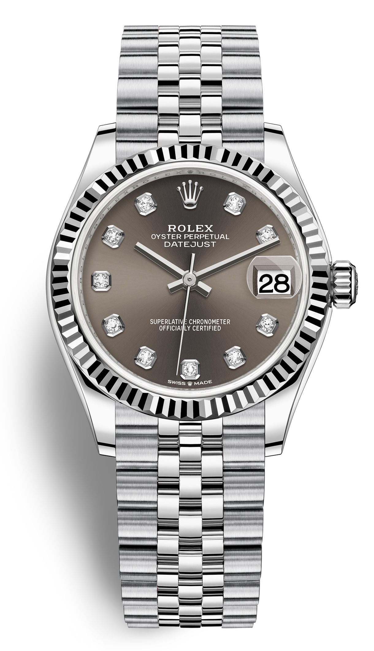 Rolex Naisten kello 278274-0008 Datejust 31 Harmaa/Teräs Ø31 mm