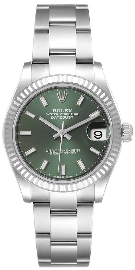 Rolex Naisten kello 278274-0017 Datejust 31 Vihreä/Teräs Ø31 mm