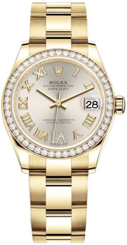 Rolex Naisten kello 278288RBR-0019 Datejust 31 Hopea/18K keltakultaa