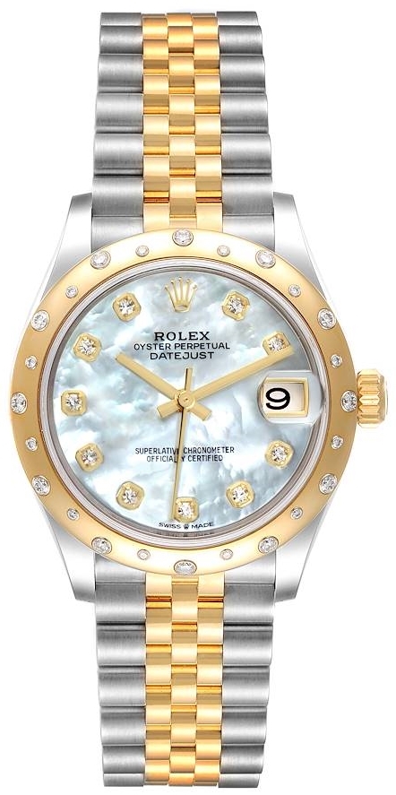 Rolex Naisten kello 278343RBR-0028 Datejust 31 Valkoinen/18K