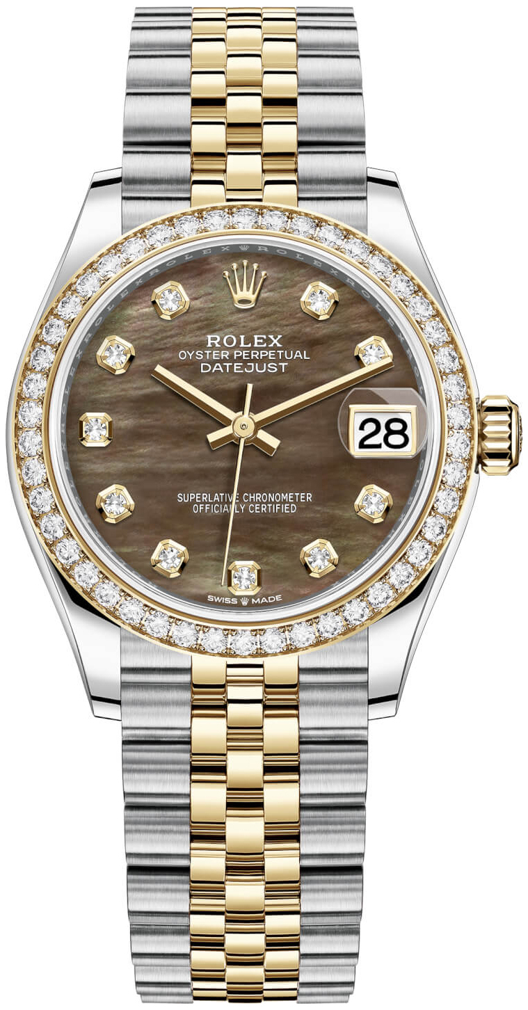 Rolex Naisten kello 278383RBR-0024 Datejust 31 Musta/18K keltakultaa