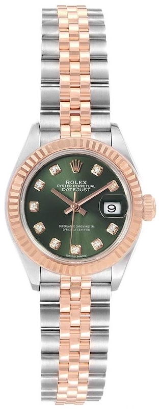 Rolex Naisten kello 279171-0007 Lady-Datejust 28 Vihreä/18K