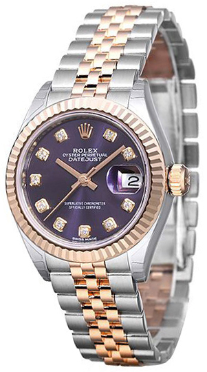 Rolex Naisten kello 279171-0015 Lady-Datejust 28 Violetti/18K