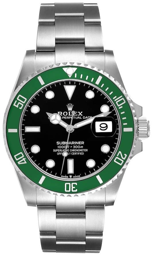 Rolex Miesten kello 126610LV-0002 Submariner Starbucks Musta/Teräs