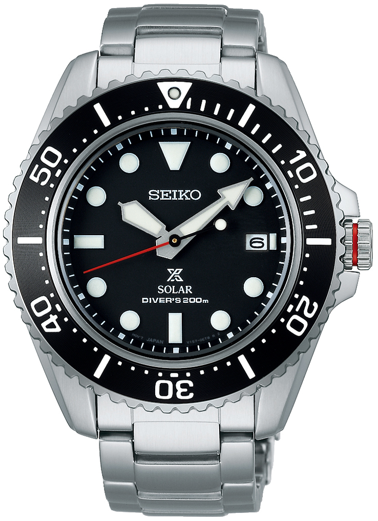 Seiko Miesten kello SNE589P1 Prospex Musta/Teräs Ø42.8 mm