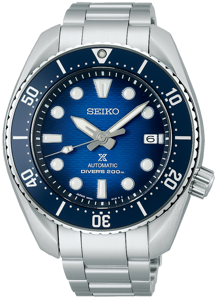 Seiko Miesten kello SPB321J1 Prospex Sininen/Teräs Ø45 mm