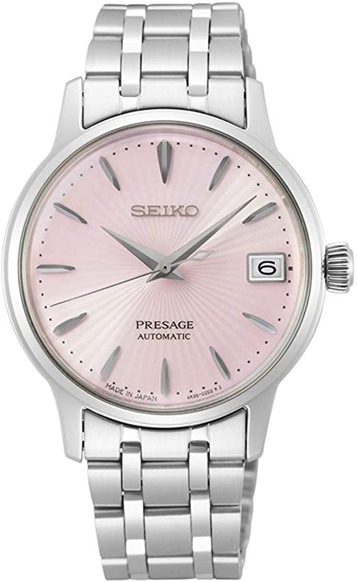 Seiko Naisten kello SRP839J1 Presage Pinkki/Teräs Ø33.8 mm