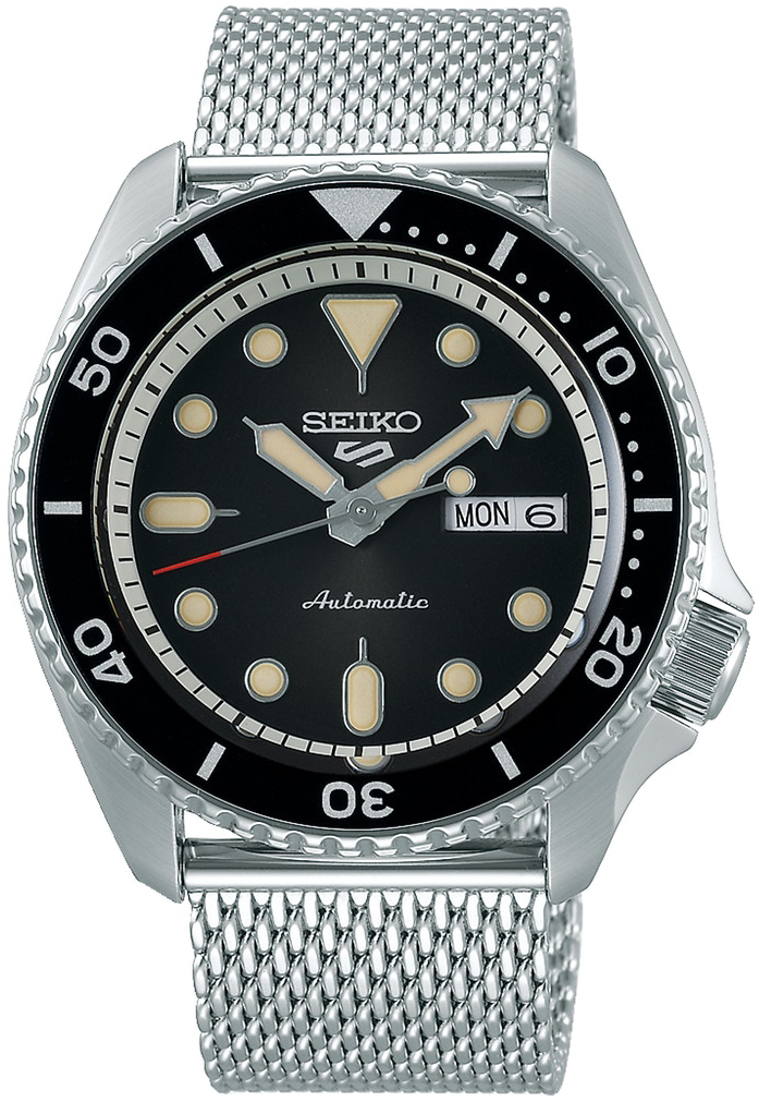 Seiko Miesten kello SRPD73K1 Musta/Teräs Ø43 mm