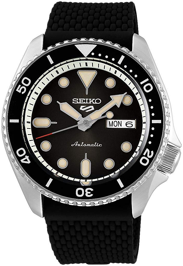 Seiko Miesten kello SRPD73K2 Musta/Kumi Ø43 mm