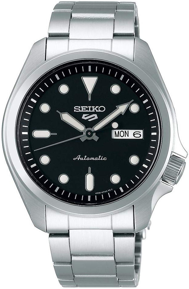 Seiko 5 Sports Miesten kello SRPE55K1 Musta/Teräs Ø40 mm