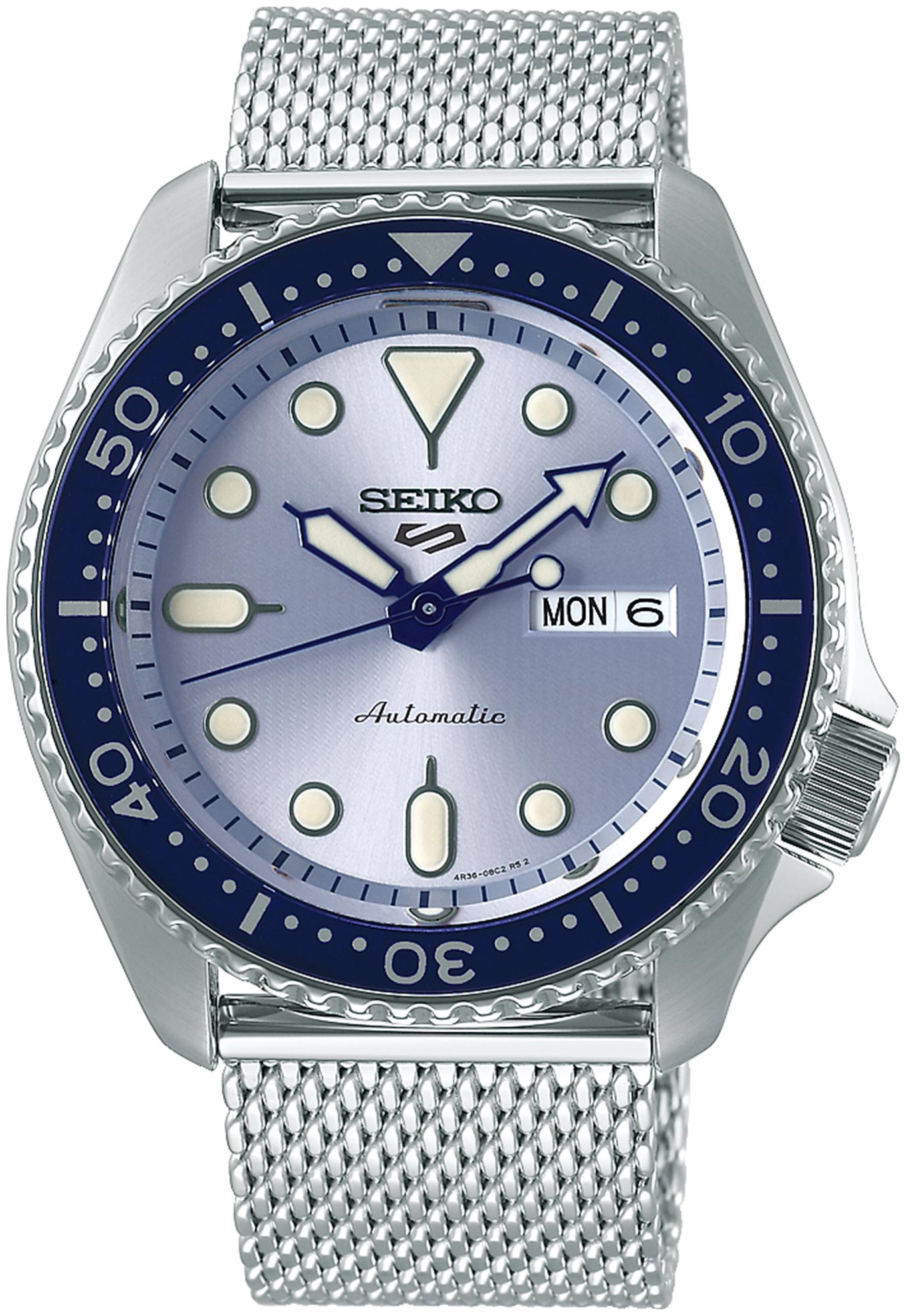 Seiko Miesten kello SRPE77K1 Violetti/Teräs Ø40 mm