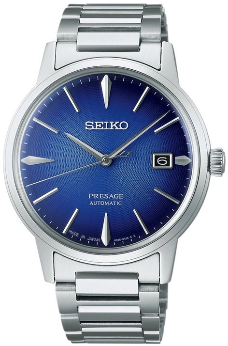 Seiko Miesten kello SRPJ13J1 Presage Sininen/Teräs Ø39.5 mm