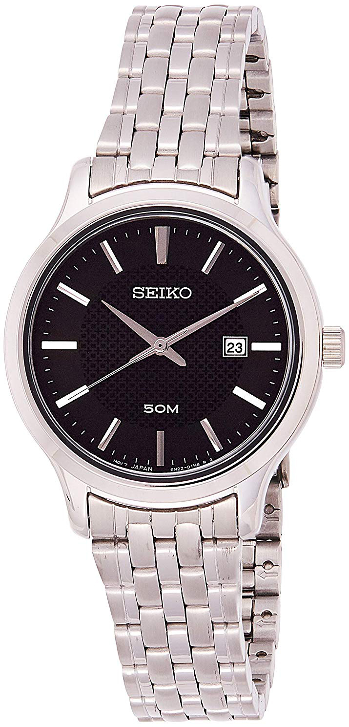 Seiko 99999 Naisten kello SUR649P1 Musta/Teräs Ø30 mm