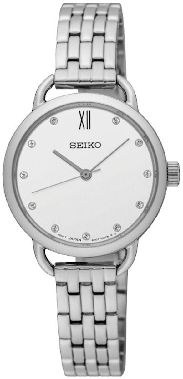 Seiko Classic Naisten kello SUR697P1 Valkoinen/Teräs Ø27 mm