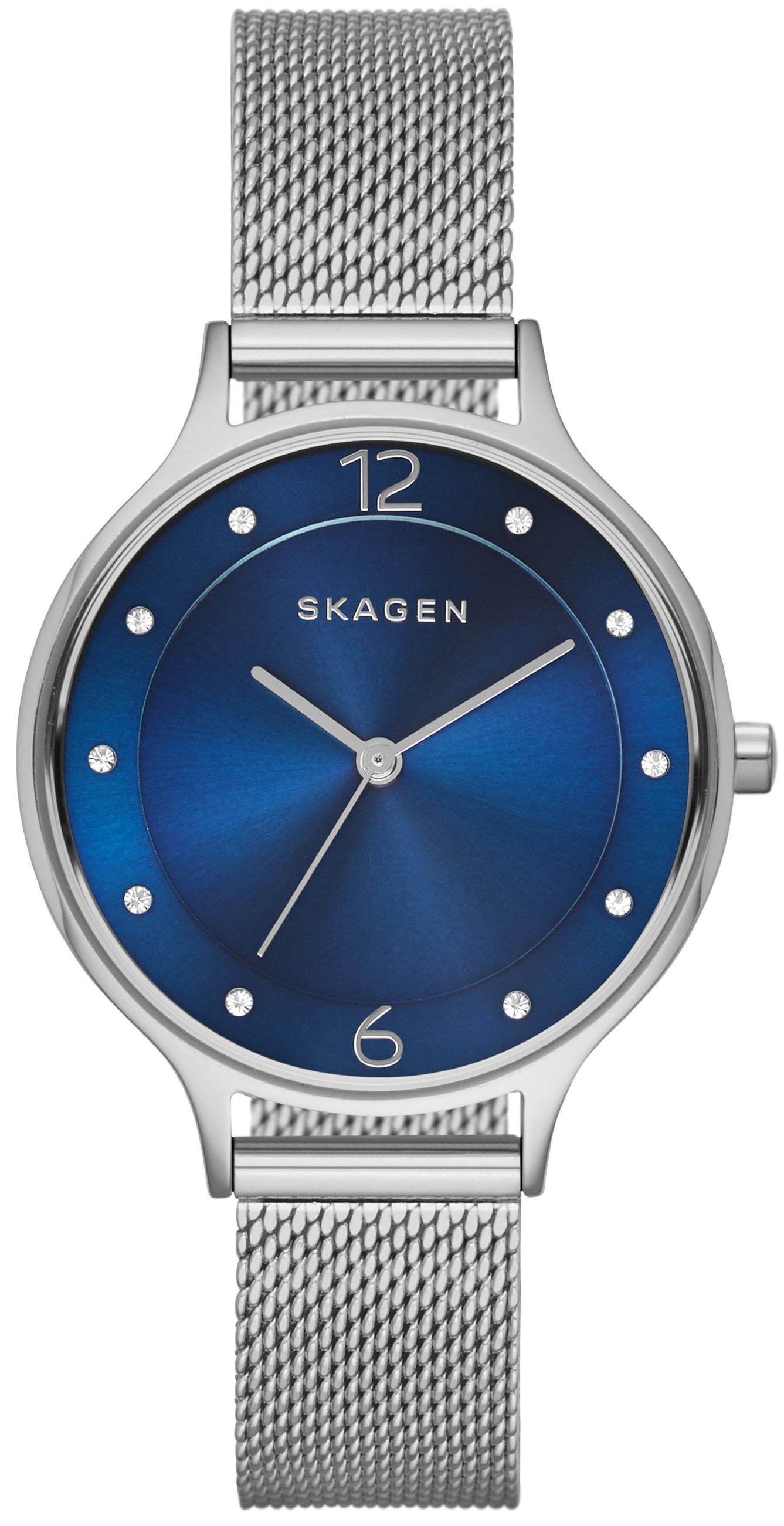 Skagen Naisten kello SKW2307 Anita Sininen/Teräs Ø30 mm