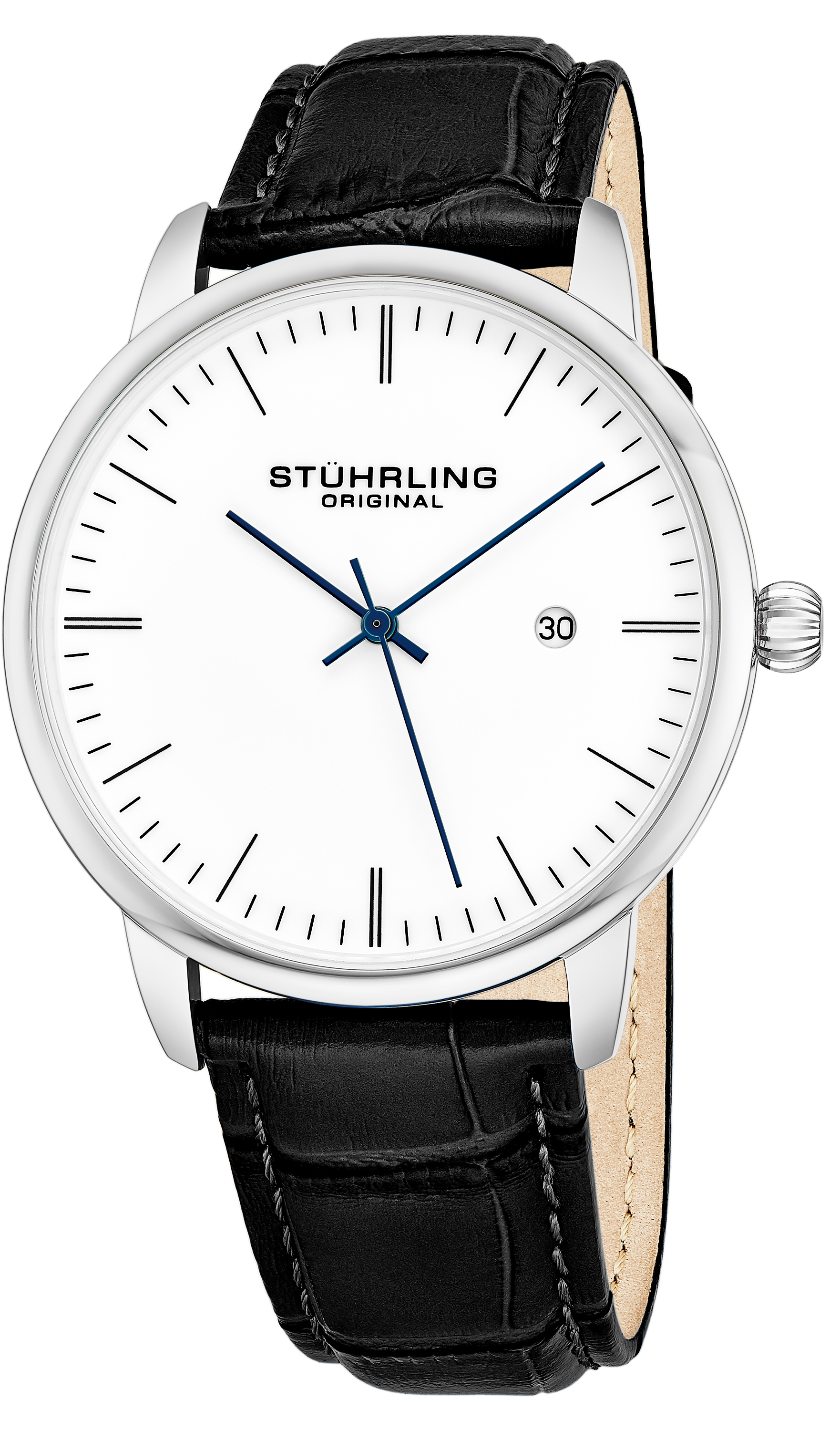 Stührling Original Miesten kello 3997.1 Valkoinen/Nahka Ø40 mm