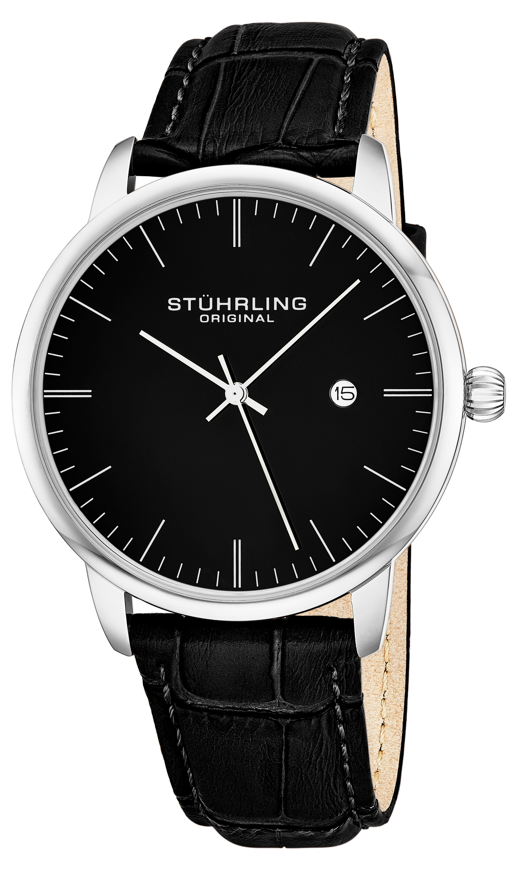 Stührling Original Miesten kello 3997.2 Musta/Nahka Ø38 mm