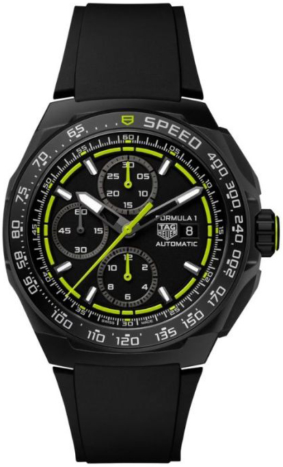 TAG Heuer Miesten kello CBZ2086.FT8098 Formula 1 Musta/Kumi Ø44 mm