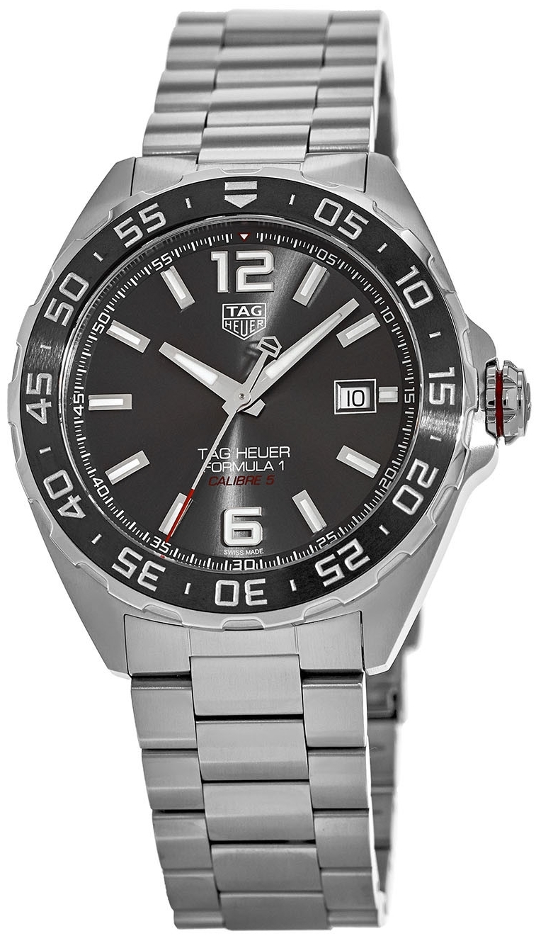 TAG Heuer Miesten kello WAZ2011.BA0842 Formula 1 Harmaa/Teräs Ø43 mm