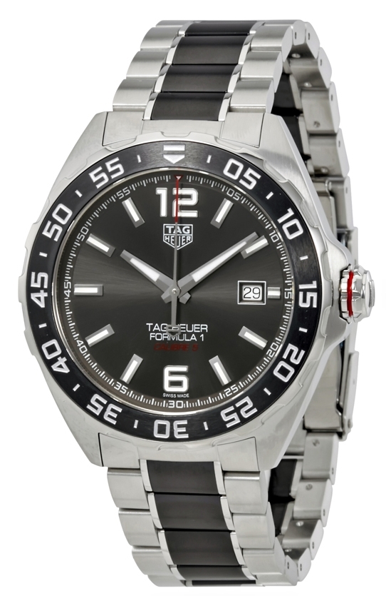 TAG Heuer Miesten kello WAZ2011.BA0843 Formula 1 Harmaa/Teräs Ø43 mm