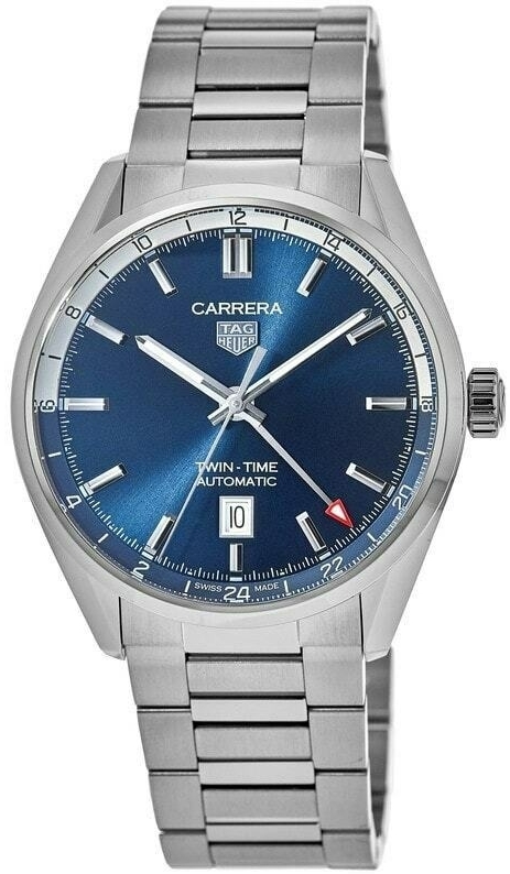 TAG Heuer Miesten kello WBN201A.BA0640 Carrera Sininen/Teräs Ø41 mm