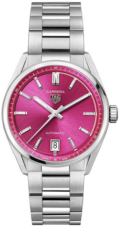 TAG Heuer Naisten kello WBN2313.BA0001 Carrera Pinkki/Teräs Ø36 mm