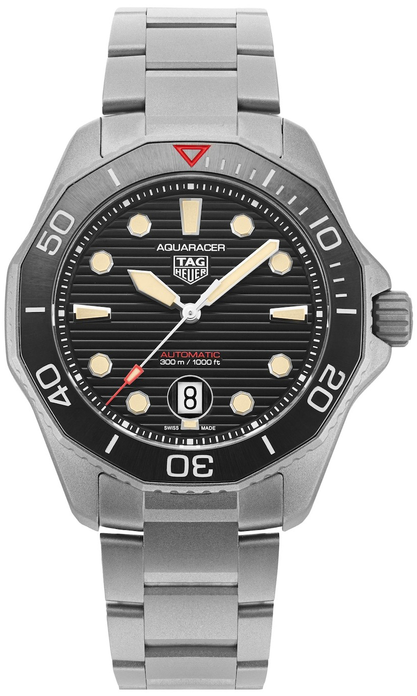 TAG Heuer Miesten kello WBP208D.BF0631 Aquaracer Musta/Titaani Ø43 mm