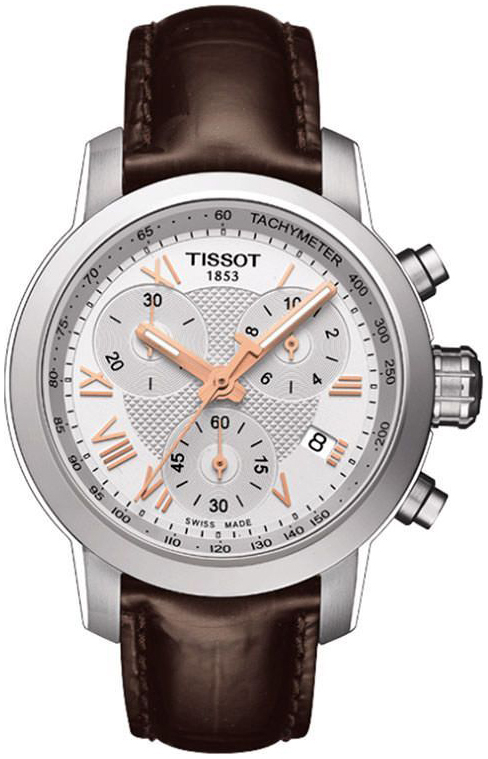 Tissot Naisten kello T055.217.16.033.02 Hopea/Nahka Ø35 mm