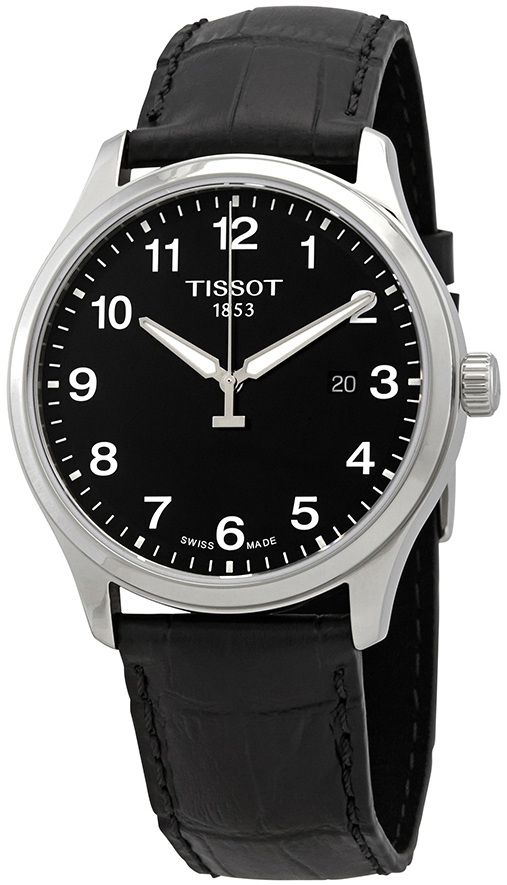 Tissot Miesten kello T116.410.16.057.00 Xl Musta/Nahka Ø42 mm