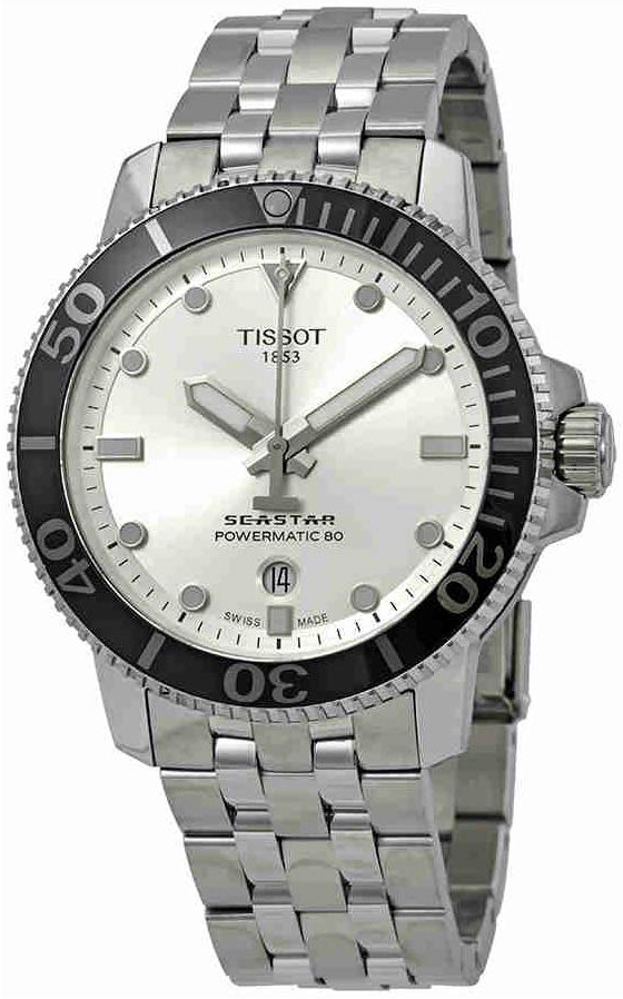 Tissot Miesten kello T120.407.11.031.00 Seastar 1000 Hopea/Teräs