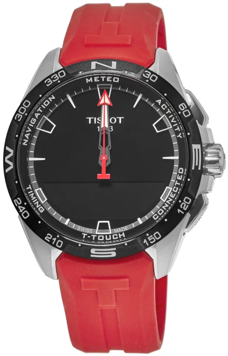 Tissot Miesten kello T121.420.47.051.01 T-Touch Musta/Kumi Ø47.5 mm