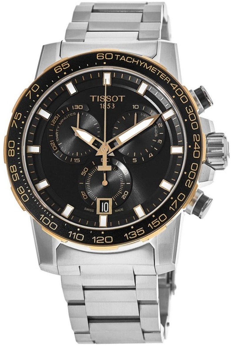 Tissot Miesten kello T125.617.21.051.00 Supersport Musta/Teräs