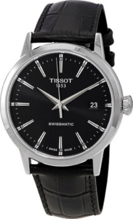 Tissot Miesten kello T129.407.16.051.00 T-Classic Musta/Nahka Ø42 mm