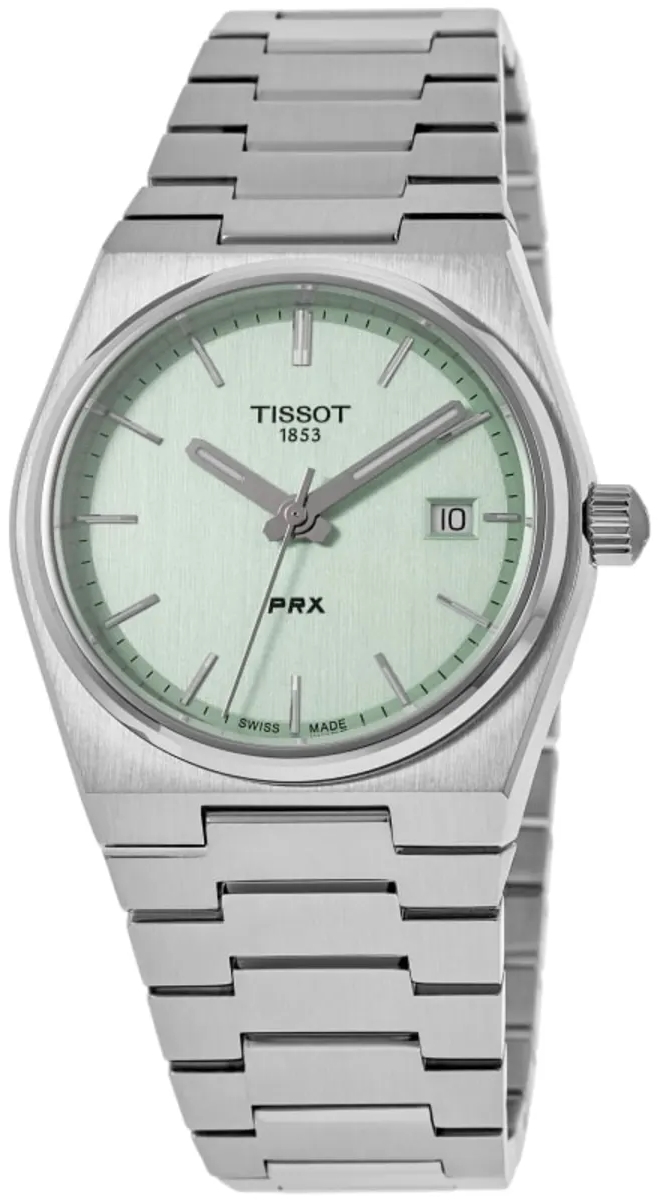 Tissot Naisten kello T137.210.11.091.00 PRX Vihreä/Teräs Ø35 mm