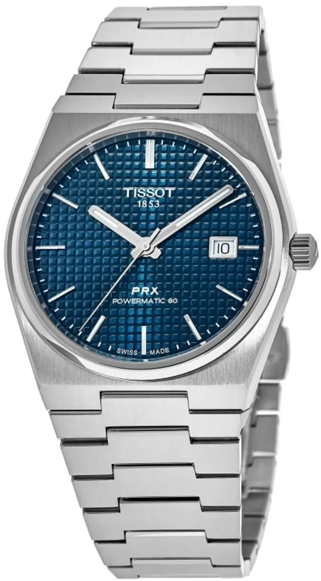 Tissot Miesten kello T137.407.11.041.00 Prx Sininen/Teräs Ø40 mm