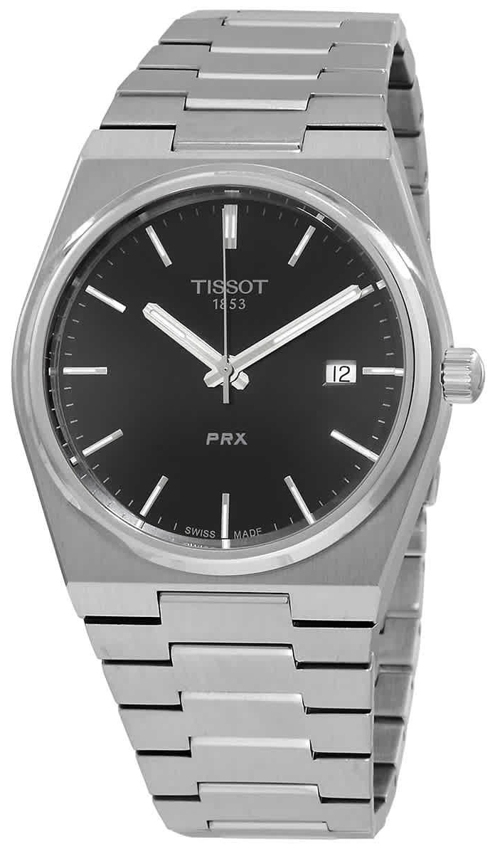 Tissot Miesten kello T137.410.11.051.00 Prx Musta/Teräs Ø40 mm