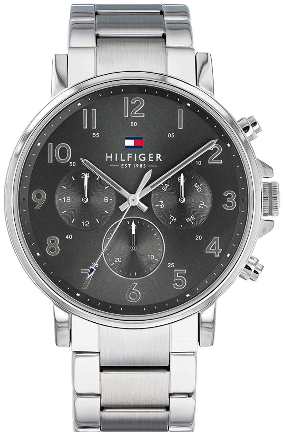 Tommy Hilfiger Miesten kello 1710382 Harmaa/Teräs Ø46 mm