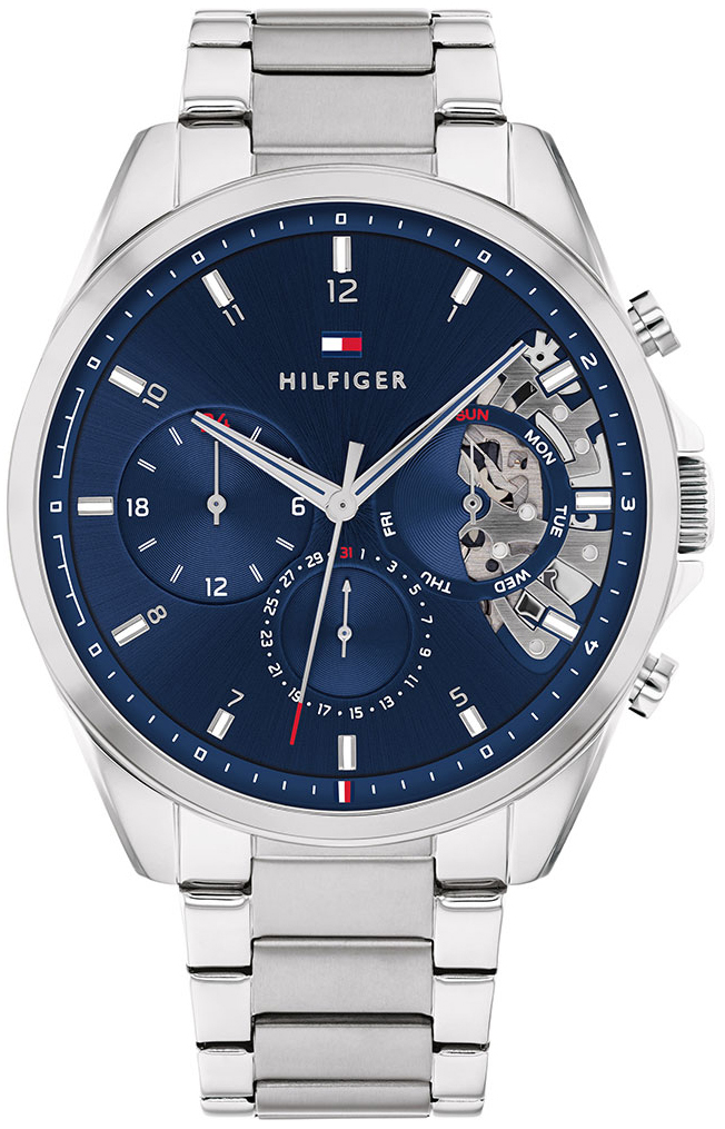 Tommy Hilfiger Miesten kello 1710448 Baker Sininen/Teräs Ø44 mm