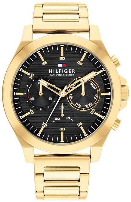 Tommy Hilfiger Miesten kello 1710520 Lance Harmaa/Kullansävytetty