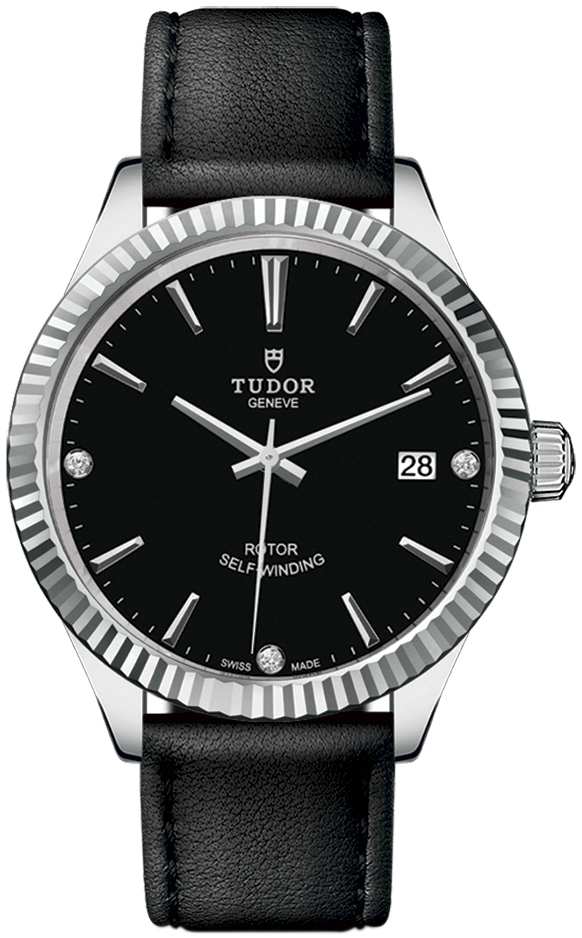 Tudor 12510-0025 Style Musta/Nahka Ø38 mm