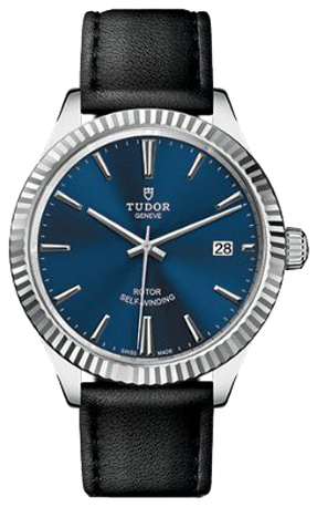 Tudor Miesten kello 12510-0027 Style Sininen/Nahka Ø38 mm