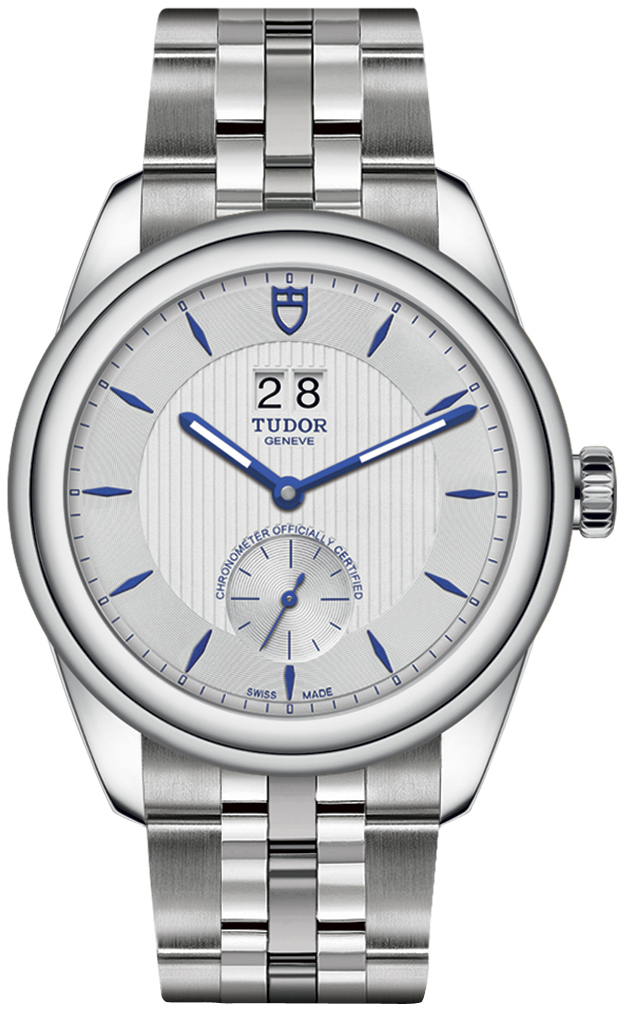 Tudor Miesten kello M57100-0001 Glamour Double Date Hopea/Teräs Ø42