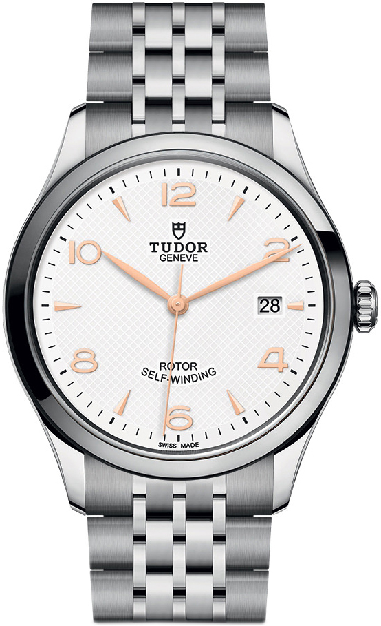 Tudor 1926 M91550-0011 Valkoinen/Teräs Ø39 mm