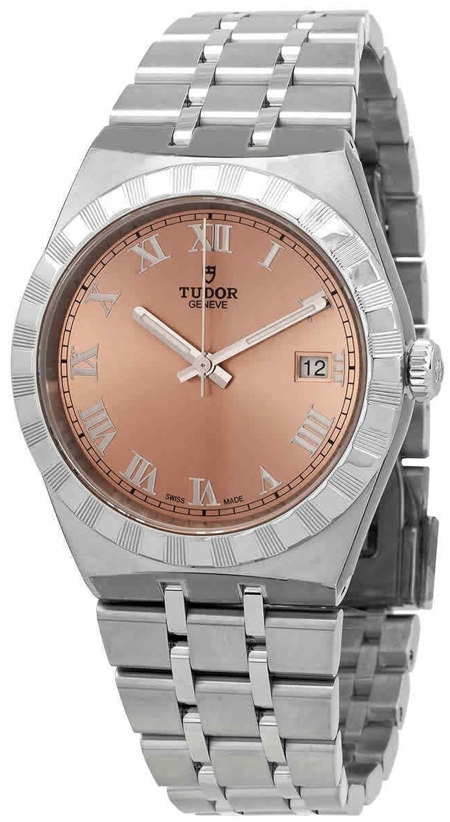 Tudor Miesten kello M28500-0007 Royal Lohen pinkki/Teräs Ø38 mm