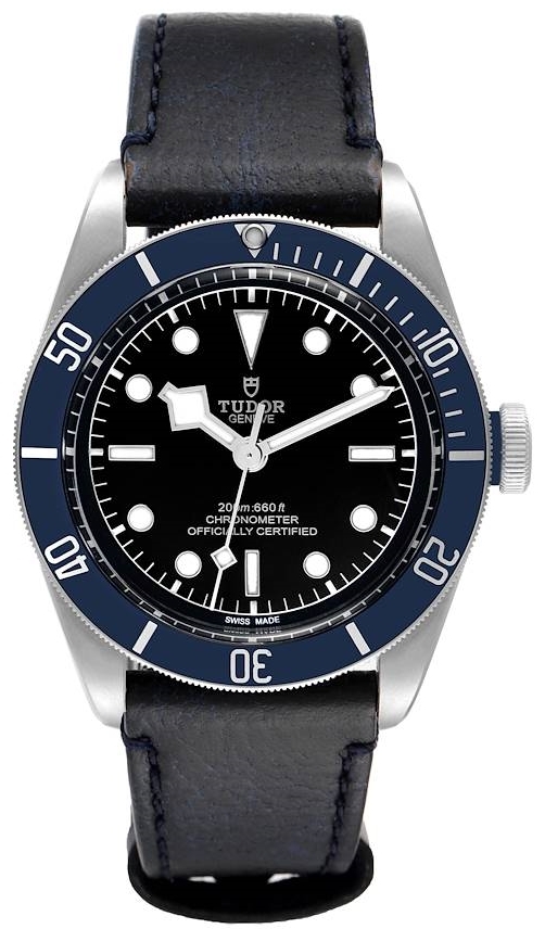 Tudor Miesten kello M79230B-0007 Heritage Musta/Nahka Ø41 mm