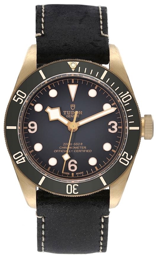 Tudor Miesten kello M79250BA-0001 Black Bay Harmaa/Nahka Ø43 mm