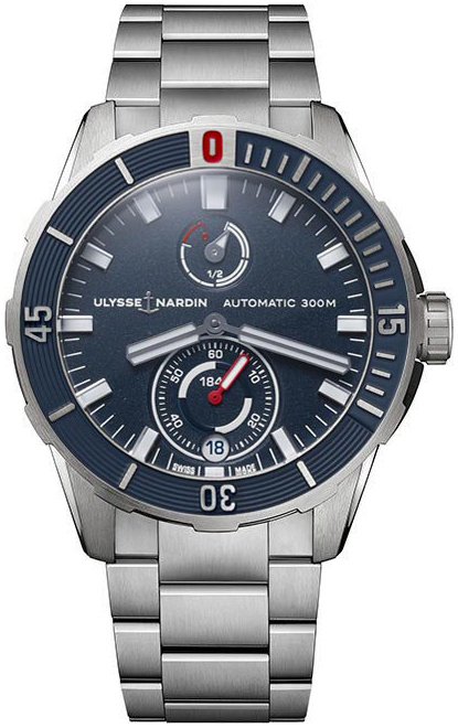 Ulysse Nardin Miesten kello 1183-170-7M-93 Diver Sininen/Titaani Ø44